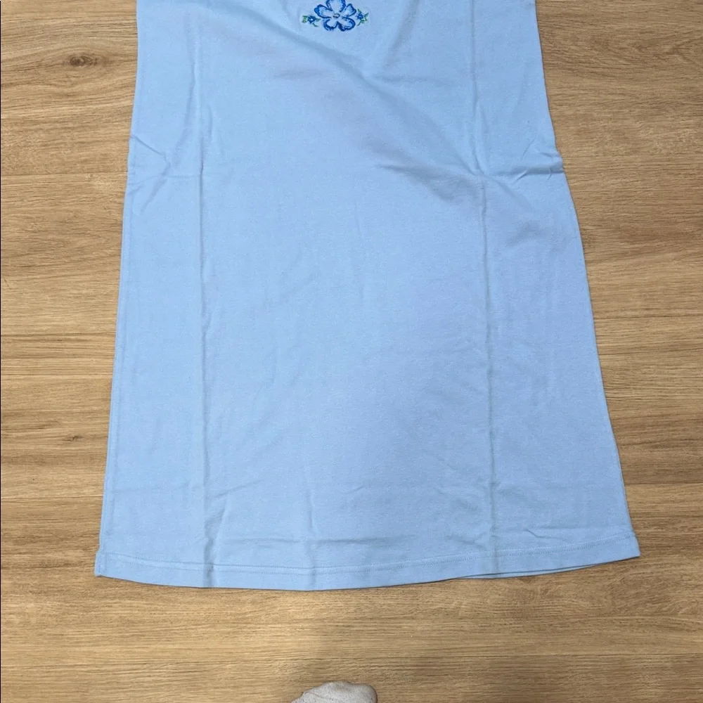 Vintage Blue nightgown Sleeveless - Picture 4 of 5